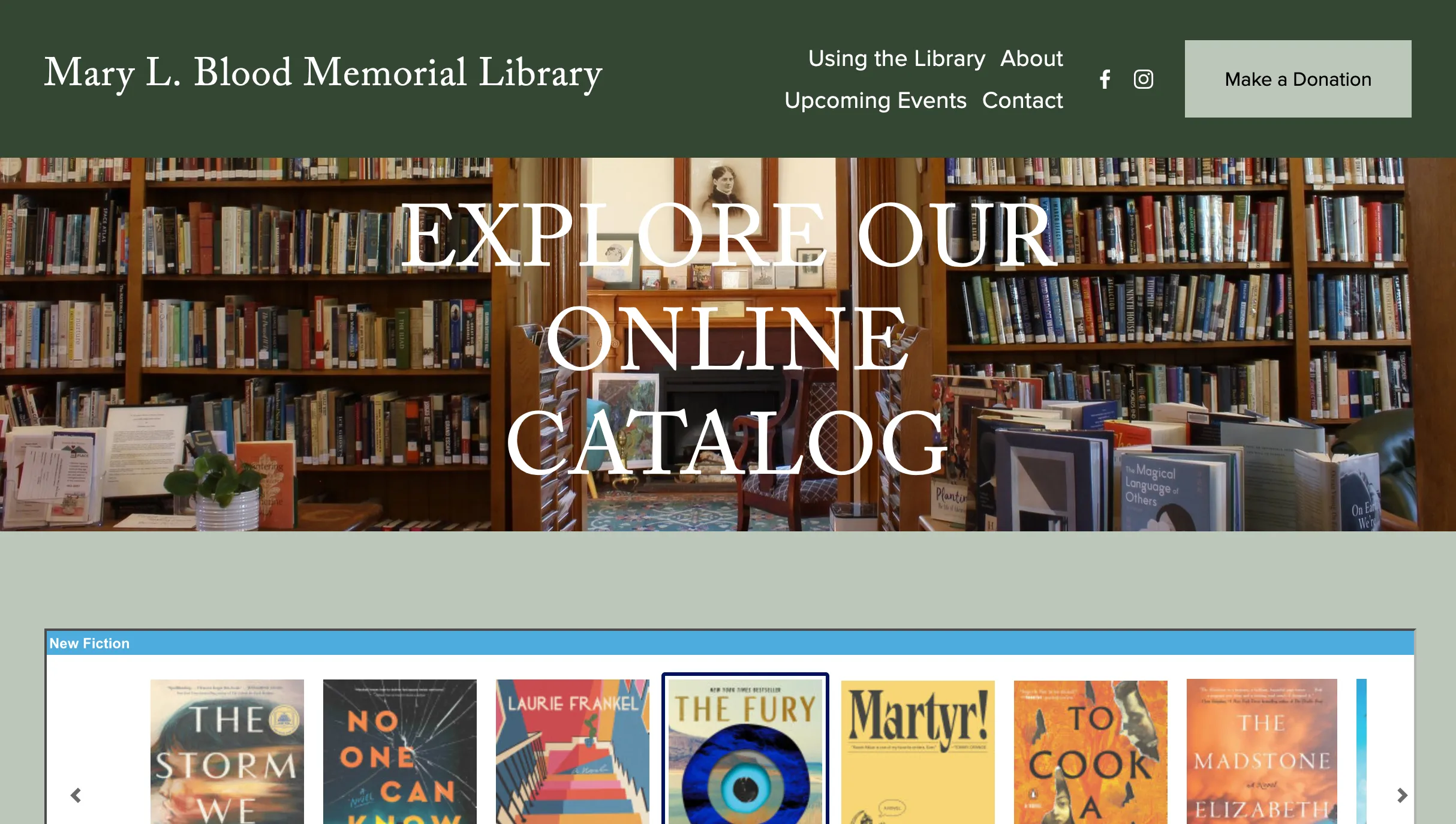 mary l. blood memorial library